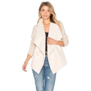 Anthropologie John and Jenn Faux fur cardigan